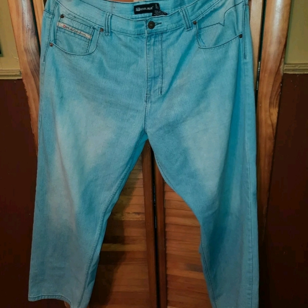 MADBLUE Light Blue Denim Jeans Sz 42/34